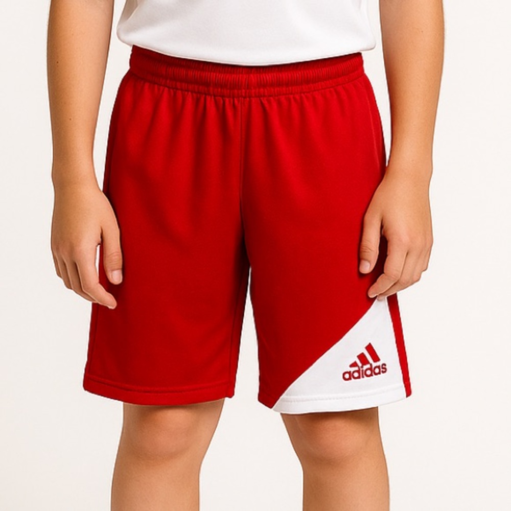 Adidas Striker 13 Red Soccer Shorts | Youth Boys Medium | NEW